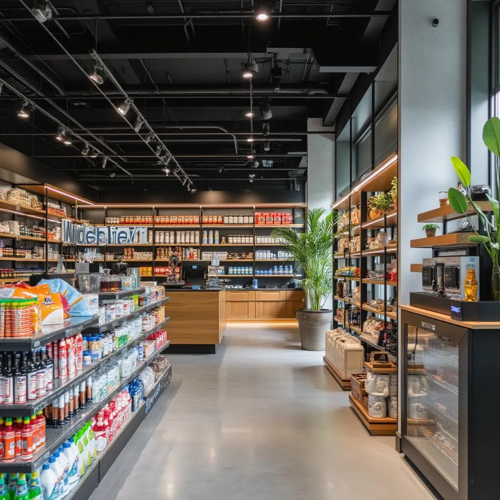 Interior de tienda YPF Full